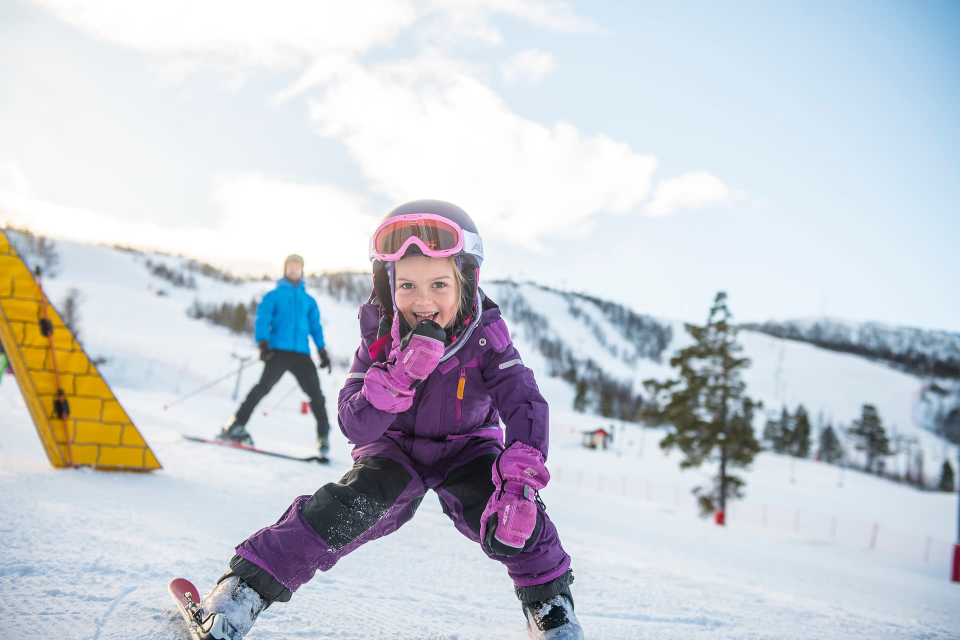 A child having fun in Beitostolen fun park