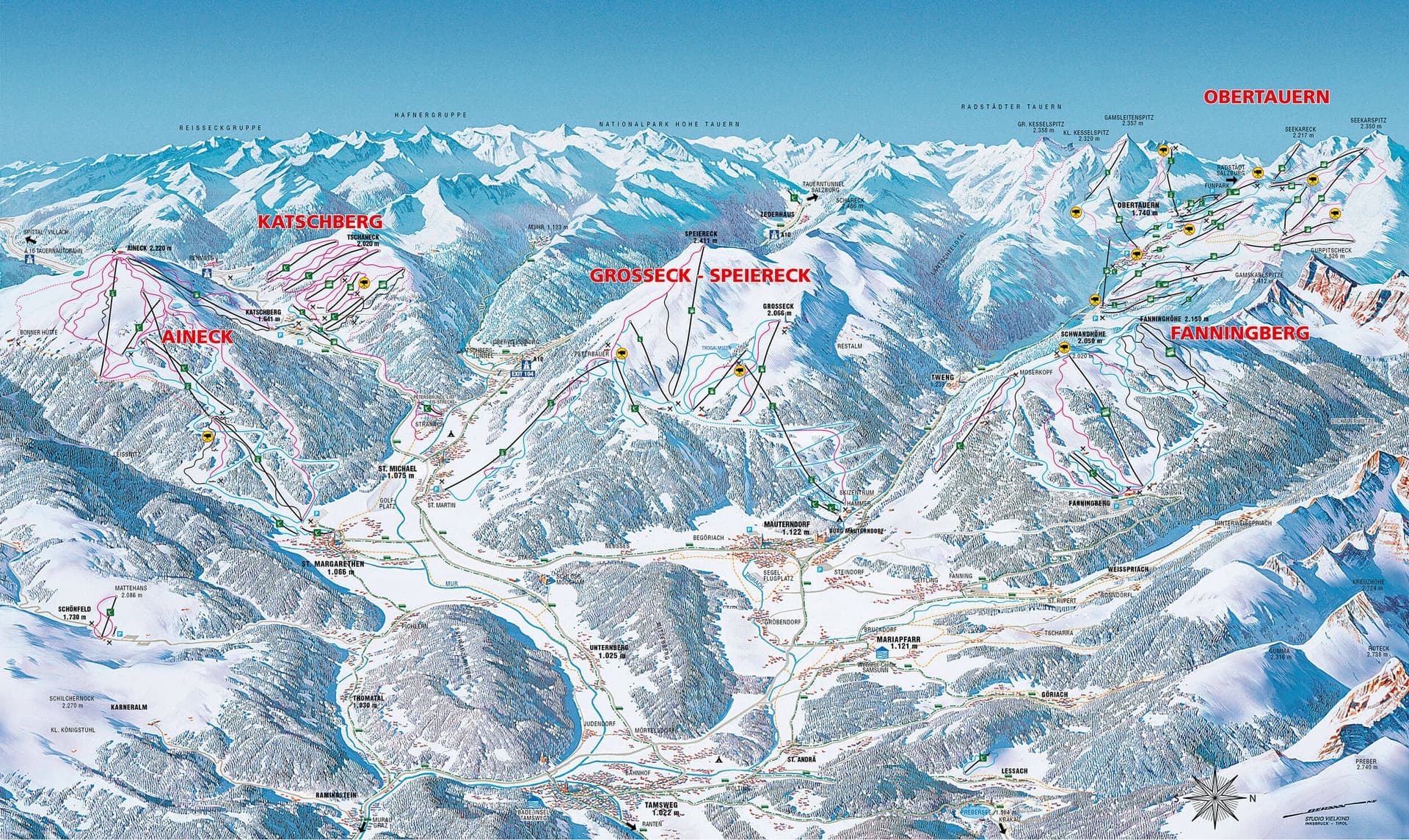 St. Michael Im Lungau ski map
